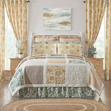 Dorset Luxury King Quilt 120WX105L VHC Brands - The Fox Decor